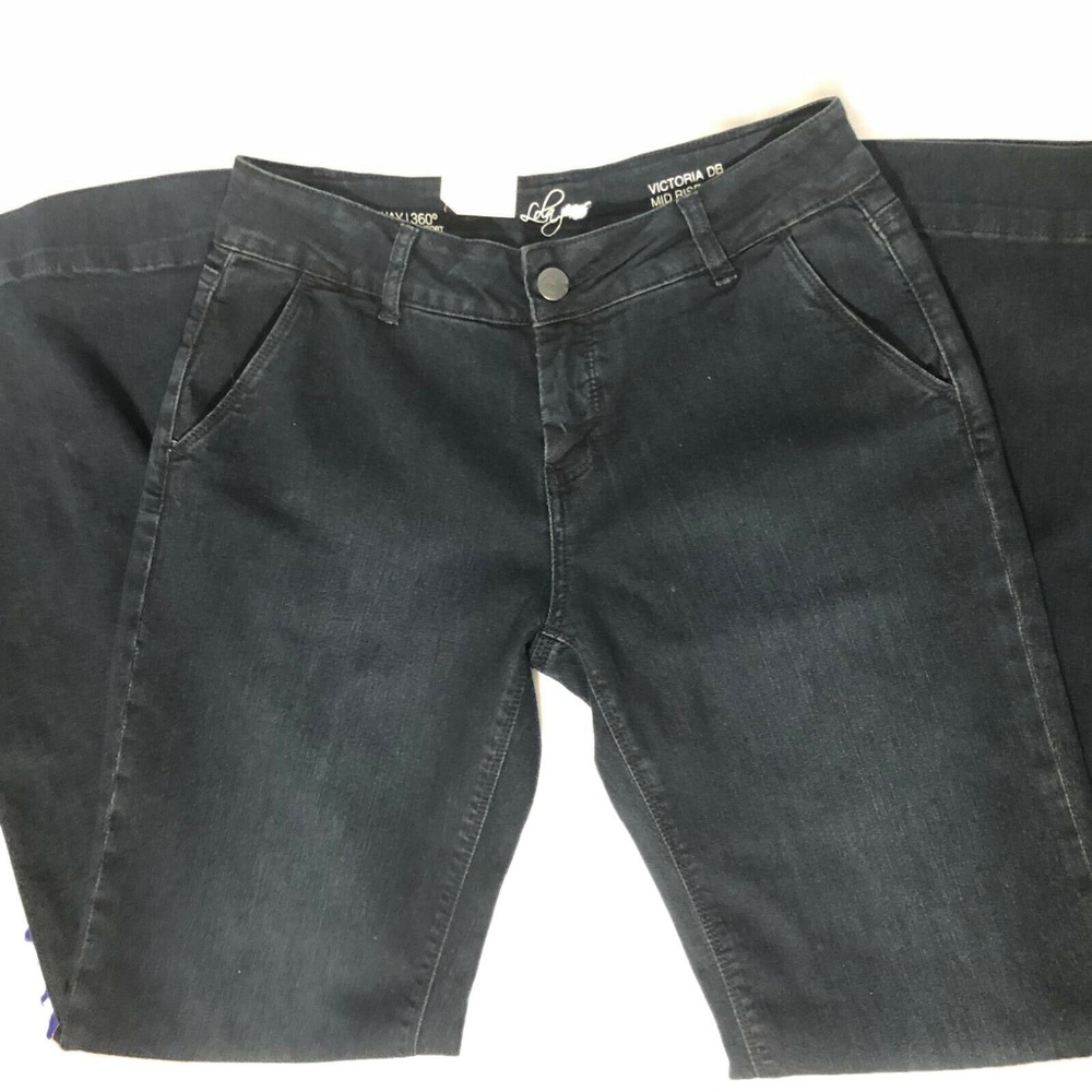 Lola Jeans Women's "Victoria DB" Flared Jeans SZ 4